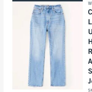 AF Curve Love Ultra High Rise Straight Jeans • 29R! Like new - worn once!